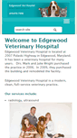Mobile Screenshot of edgewoodveterinaryhospital.com